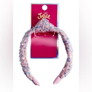 Justice BRAND NEW GIRLS HEADBANDS! 2 headbands in listing! Removed tags